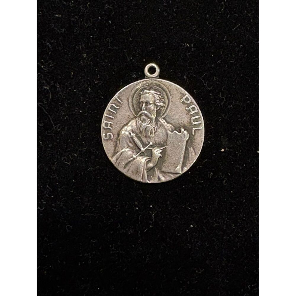 Saint Paul Sterling Silver Medal Pendant